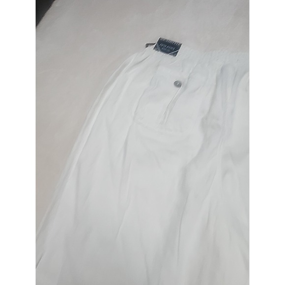 NWT Sound Style 5th Avenue Wide Lwg Linen Blend Pants White Xl (16-18) - Picture 8 of 10